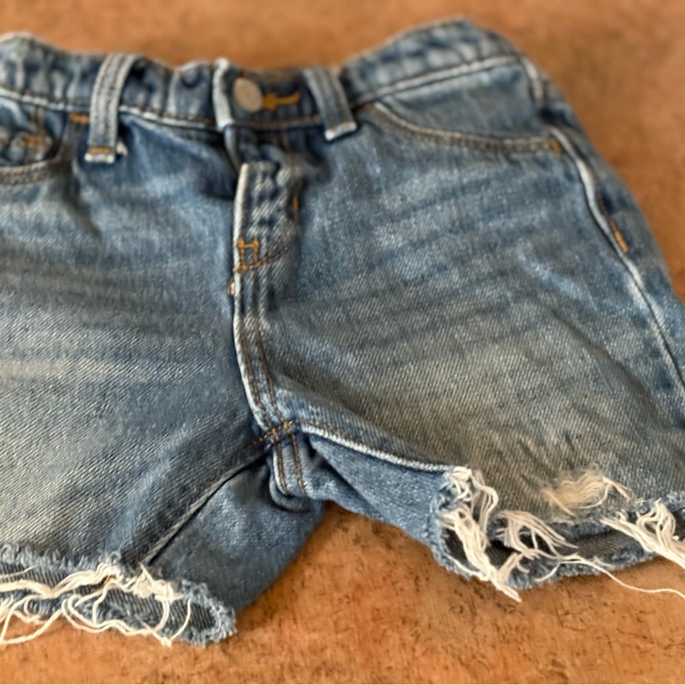 Old Navy Distressed Light Blue Jean Shorts and another pair of shorts regular.